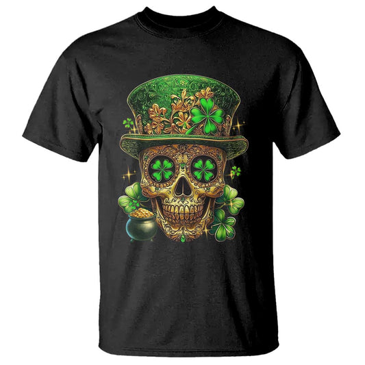 sugar-skull-st-patrick-day-t-shirt-de-los-muertos-lucky-shamrock