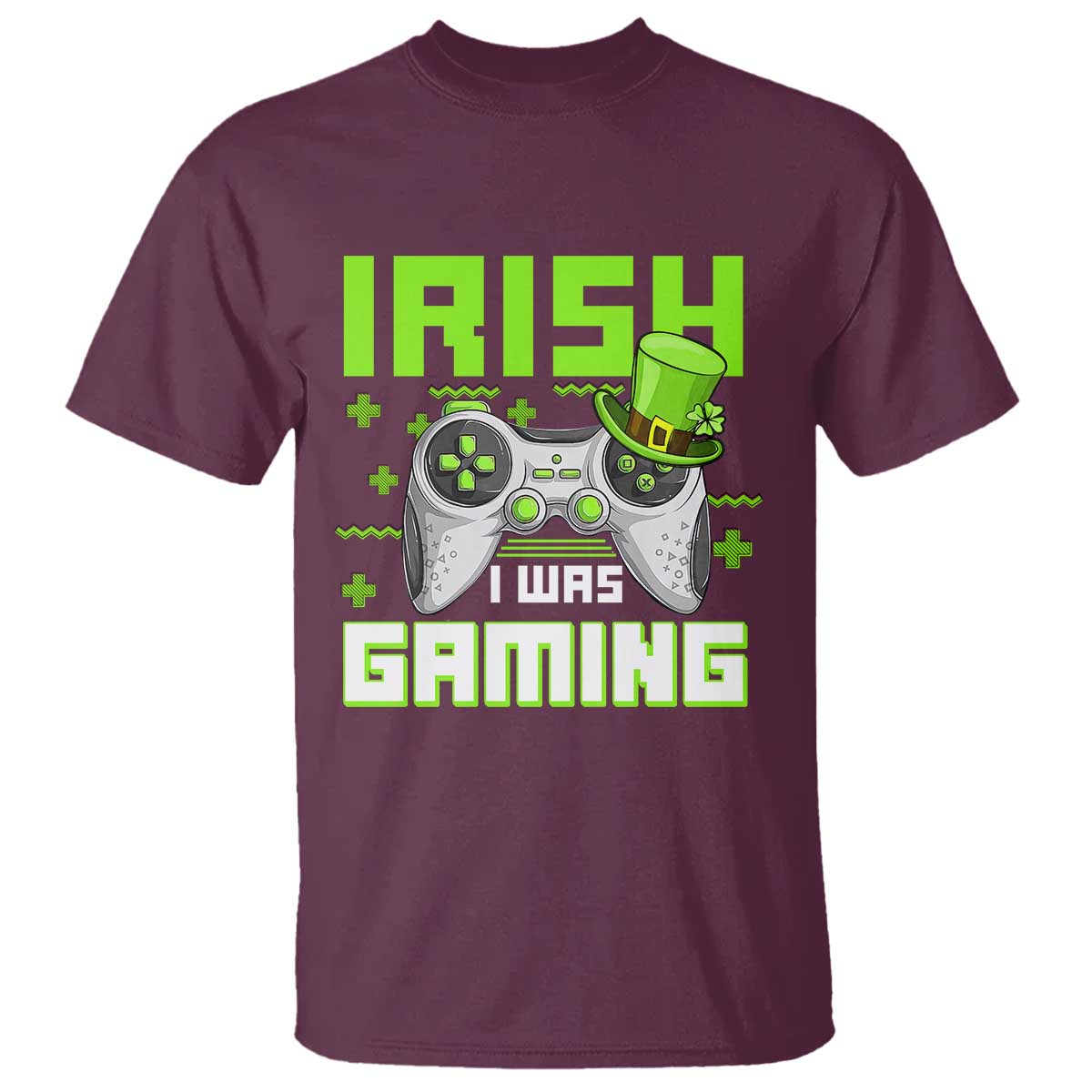 funny-gamer-st-patricks-day-t-shirt-irish-i-was-gaming-video-games-lovers