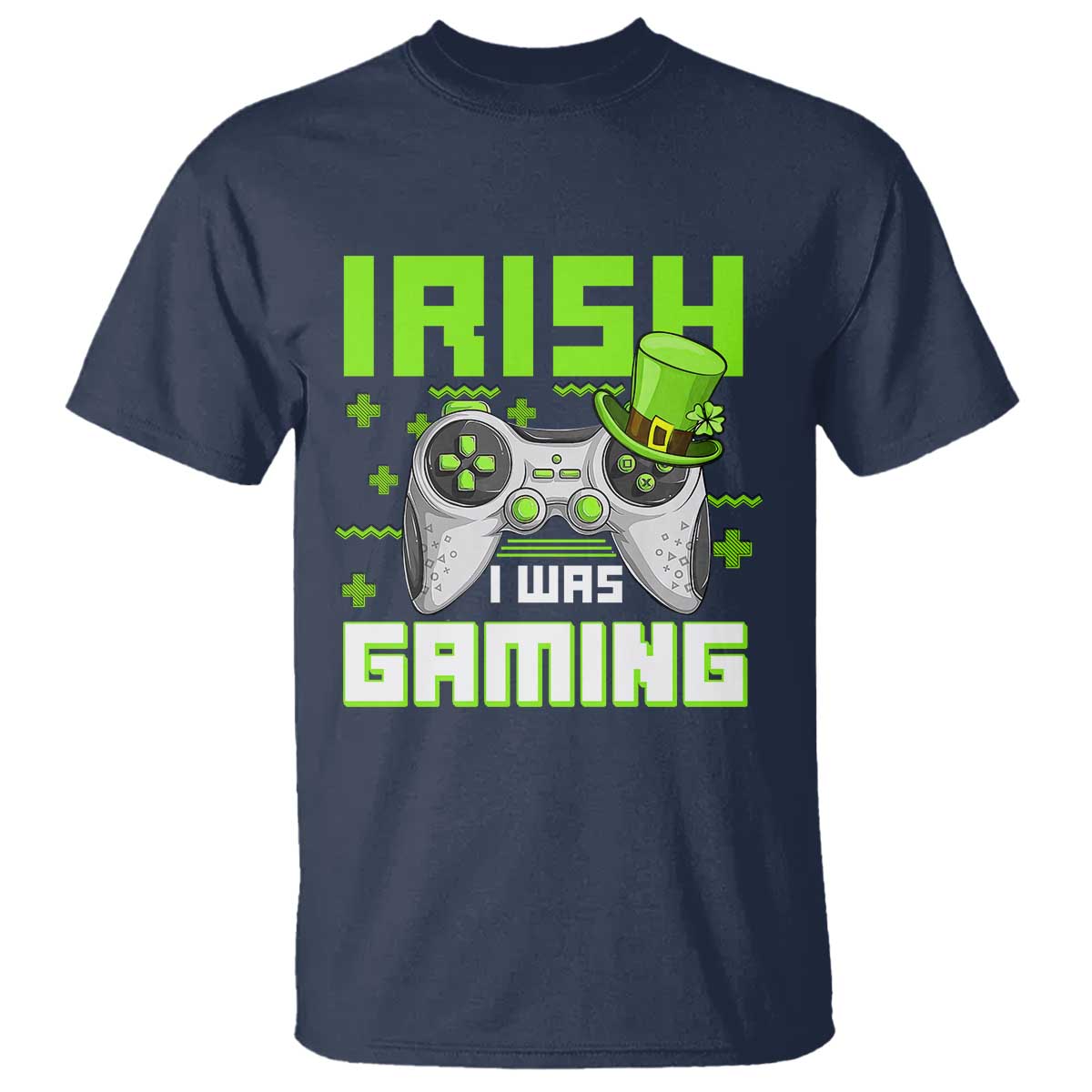 funny-gamer-st-patricks-day-t-shirt-irish-i-was-gaming-video-games-lovers
