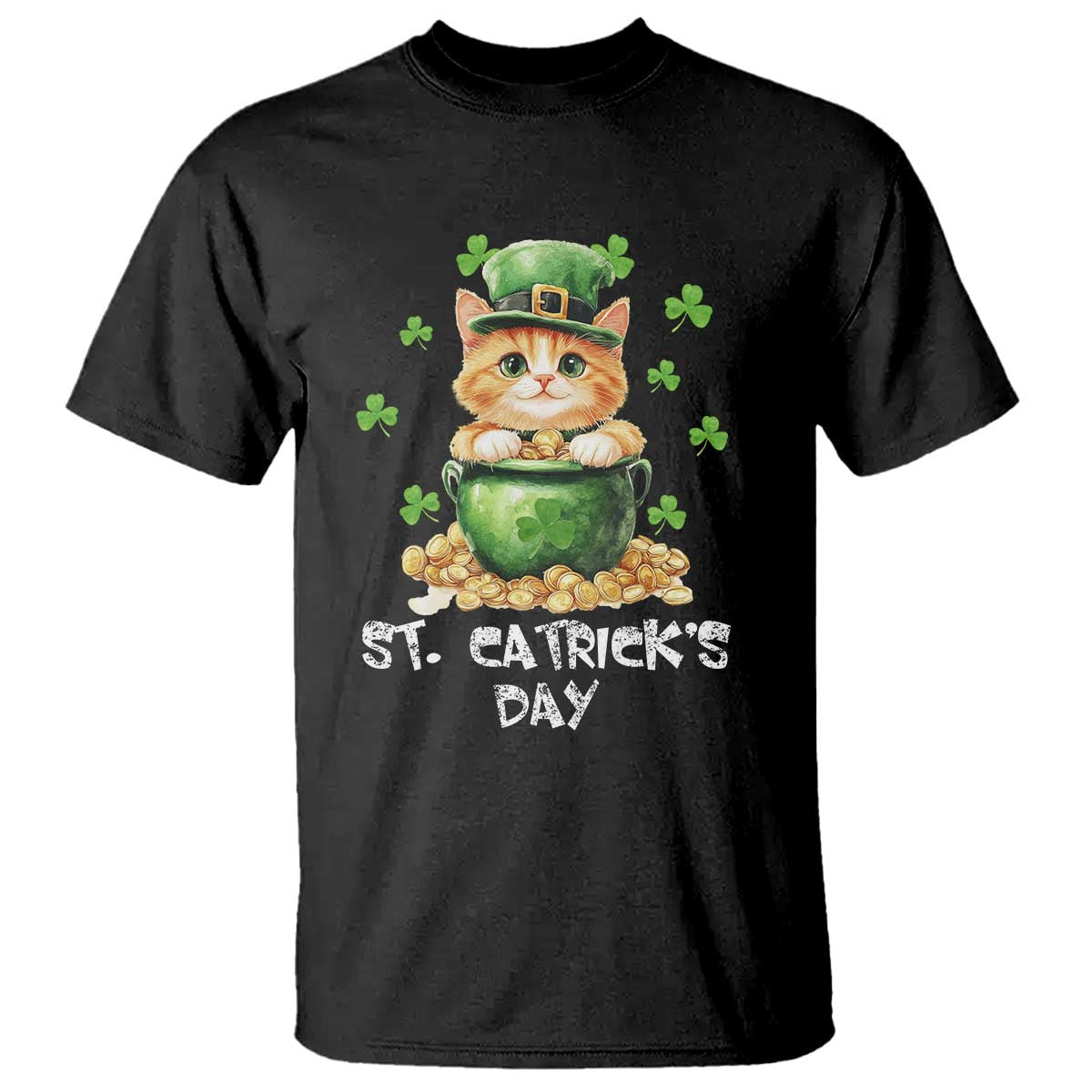 st-patricks-day-irish-cat-t-shirt-kitty-saint-pattys-lucky-shamrocks