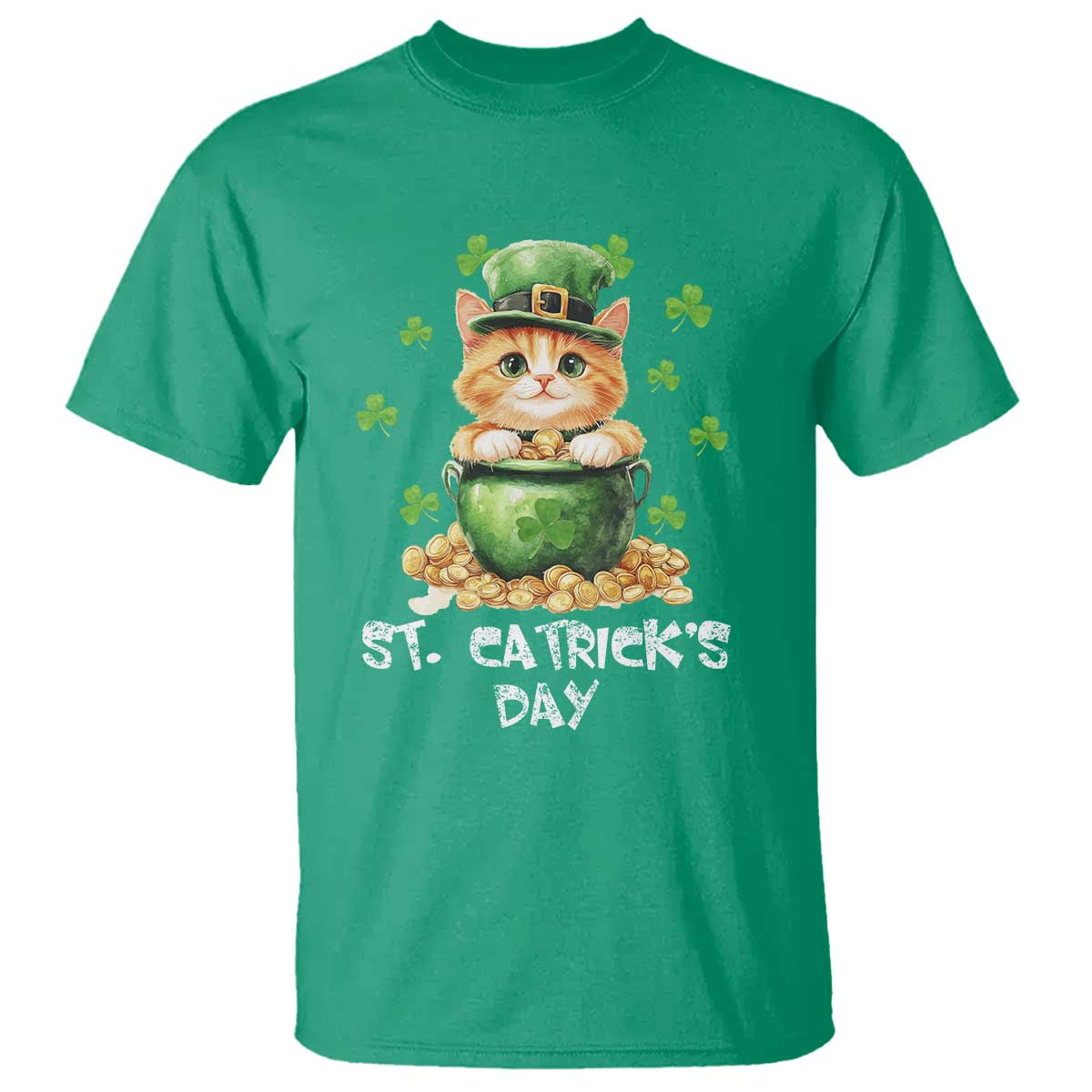 st-patricks-day-irish-cat-t-shirt-kitty-saint-pattys-lucky-shamrocks