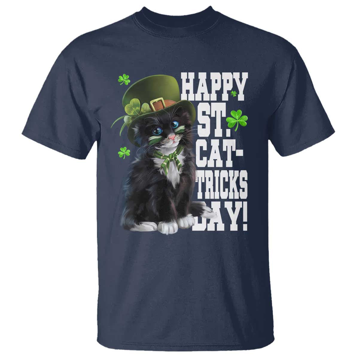 shamrock-cat-st-patricks-day-t-shirt-kitty-mom-gift