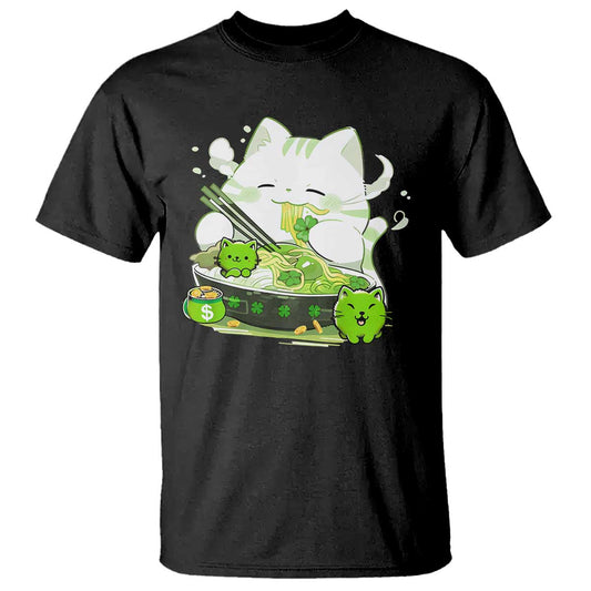 st-patricks-day-cats-t-shirt-irish-eating-ramen-noodles-cute-anime-shamrocks
