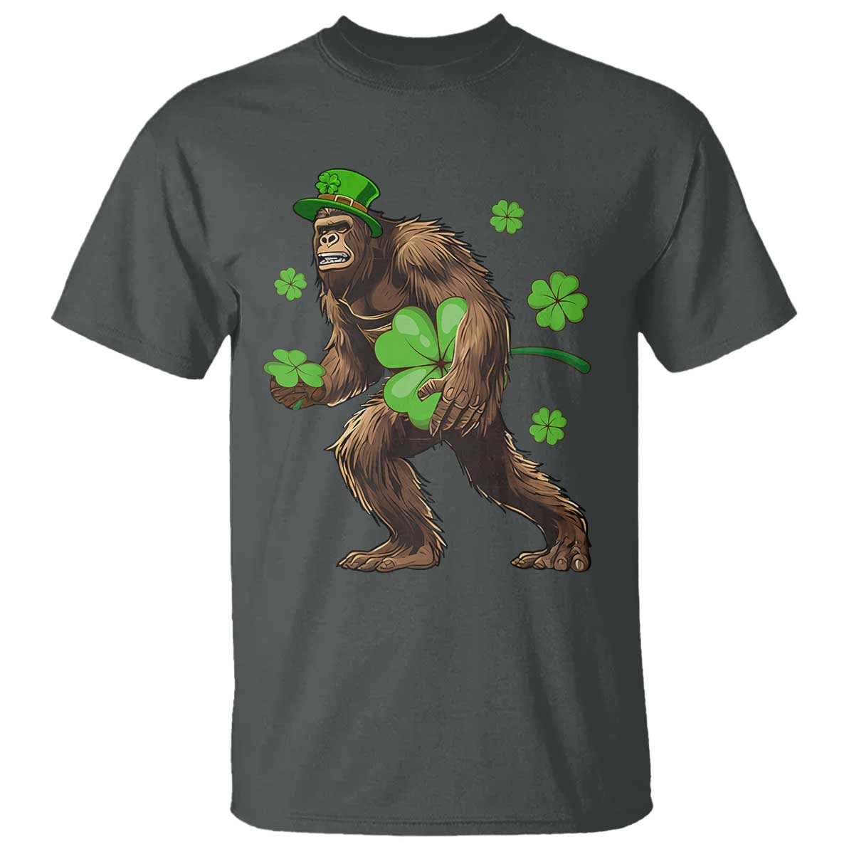 st-patricks-day-bigfoot-t-shirt-funny-sasquatch-shamrock