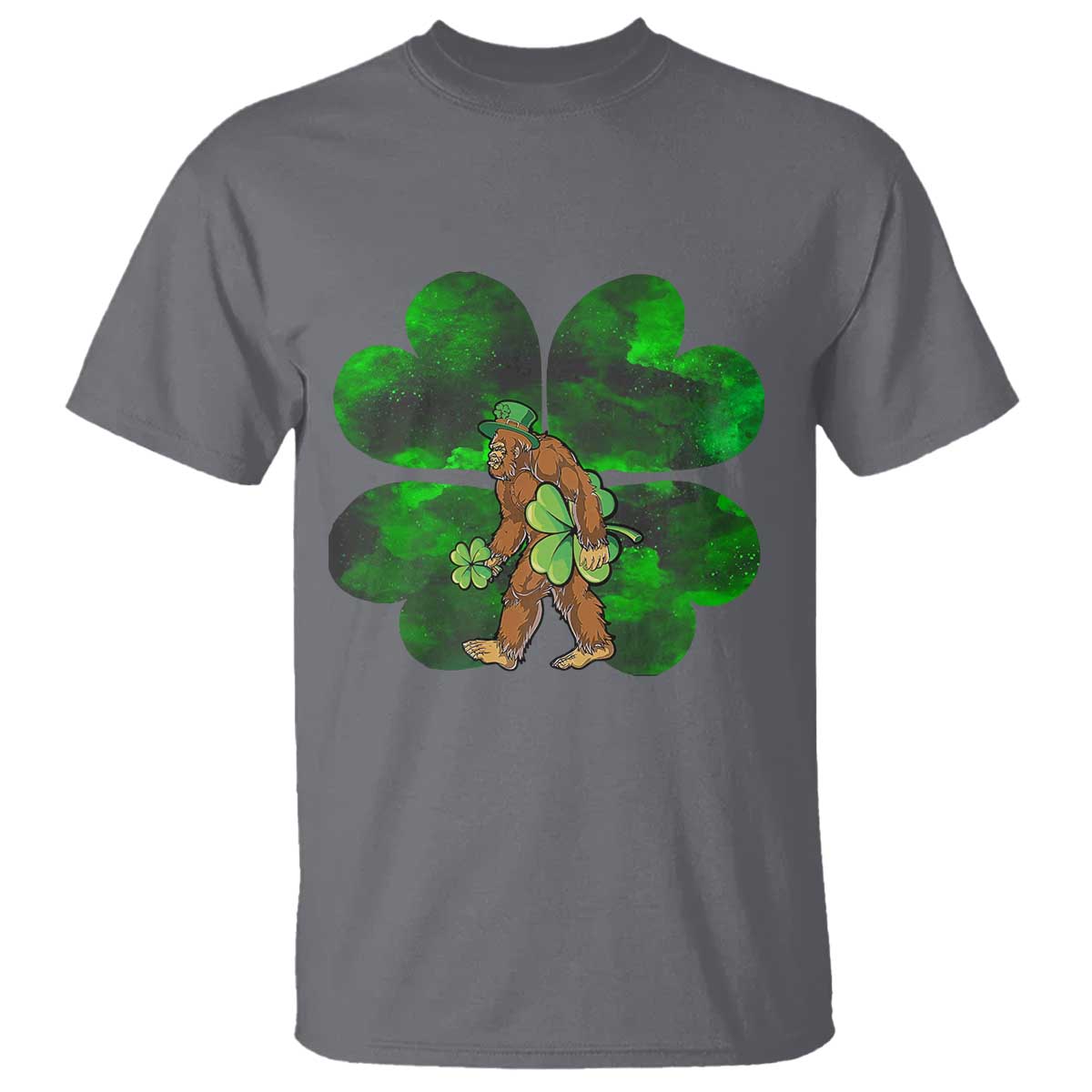 st-patricks-day-lucky-shamrock-bigfoot-t-shirt-funny-sasquatch-irish