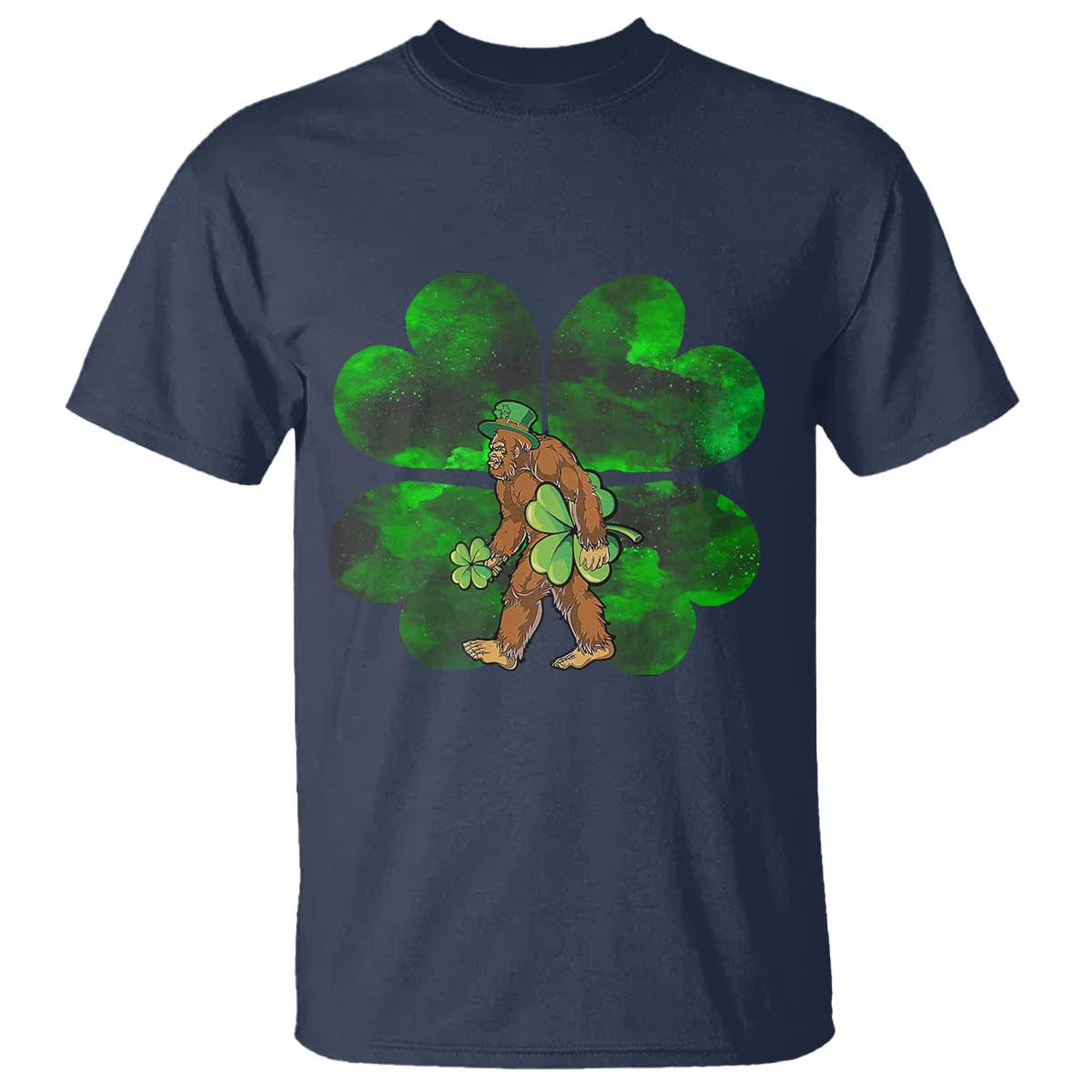st-patricks-day-lucky-shamrock-bigfoot-t-shirt-funny-sasquatch-irish
