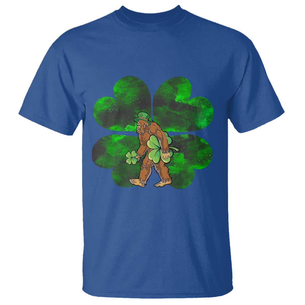 st-patricks-day-lucky-shamrock-bigfoot-t-shirt-funny-sasquatch-irish