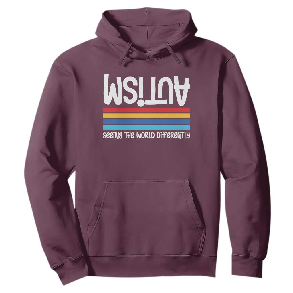 Autism Support Hoodie Seeing the World Differently ASD Month