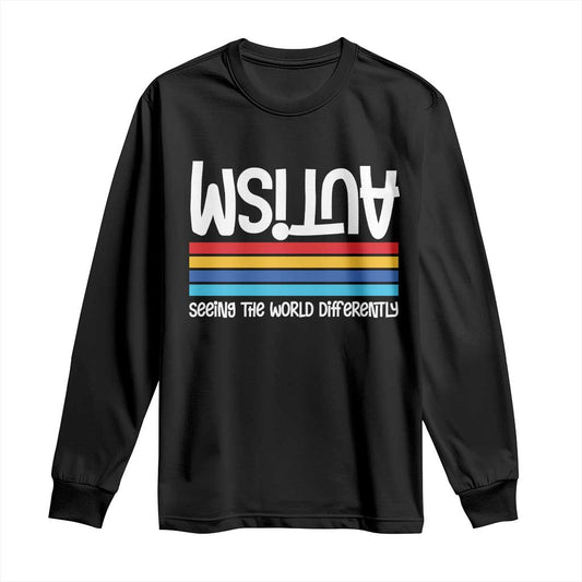Autism Support Long Sleeve Shirt Seeing the World Differently ASD Month