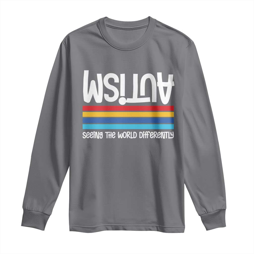 Autism Support Long Sleeve Shirt Seeing the World Differently ASD Month