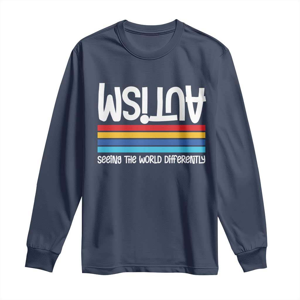 Autism Support Long Sleeve Shirt Seeing the World Differently ASD Month