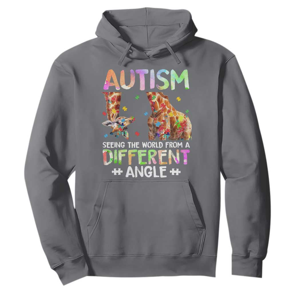 Autism Support Giraffe Hoodie Seeing The World Differently ASD