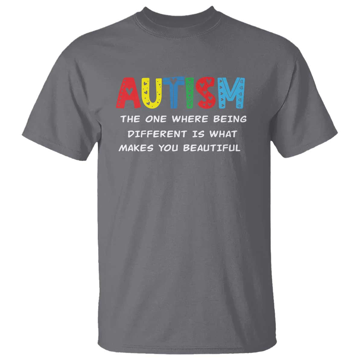 Autism Support T Shirt Different Makes You Beautiful ASD Month