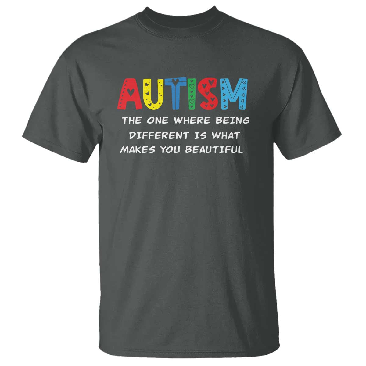 Autism Support T Shirt Different Makes You Beautiful ASD Month