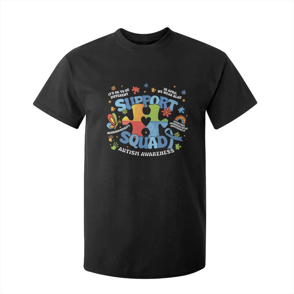 Autism Support Squad T Shirt For Kid