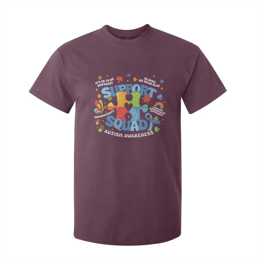 Autism Support Squad T Shirt For Kid