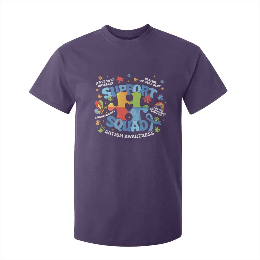 Autism Support Squad T Shirt For Kid