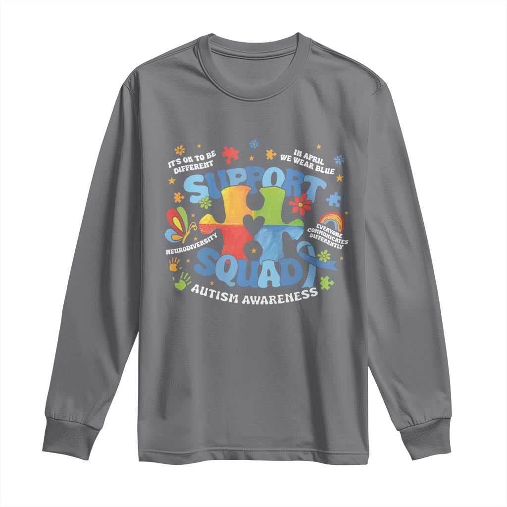 Autism Support Squad Long Sleeve Shirt