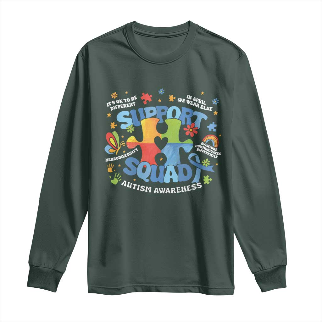 Autism Support Squad Long Sleeve Shirt