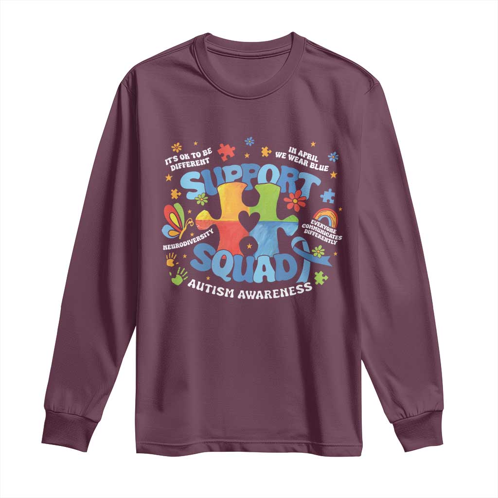 Autism Support Squad Long Sleeve Shirt
