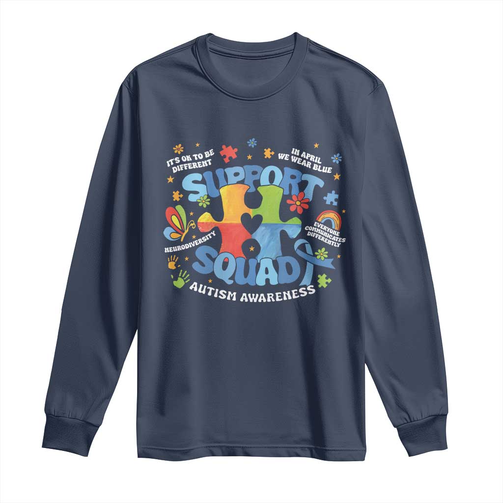 Autism Support Squad Long Sleeve Shirt