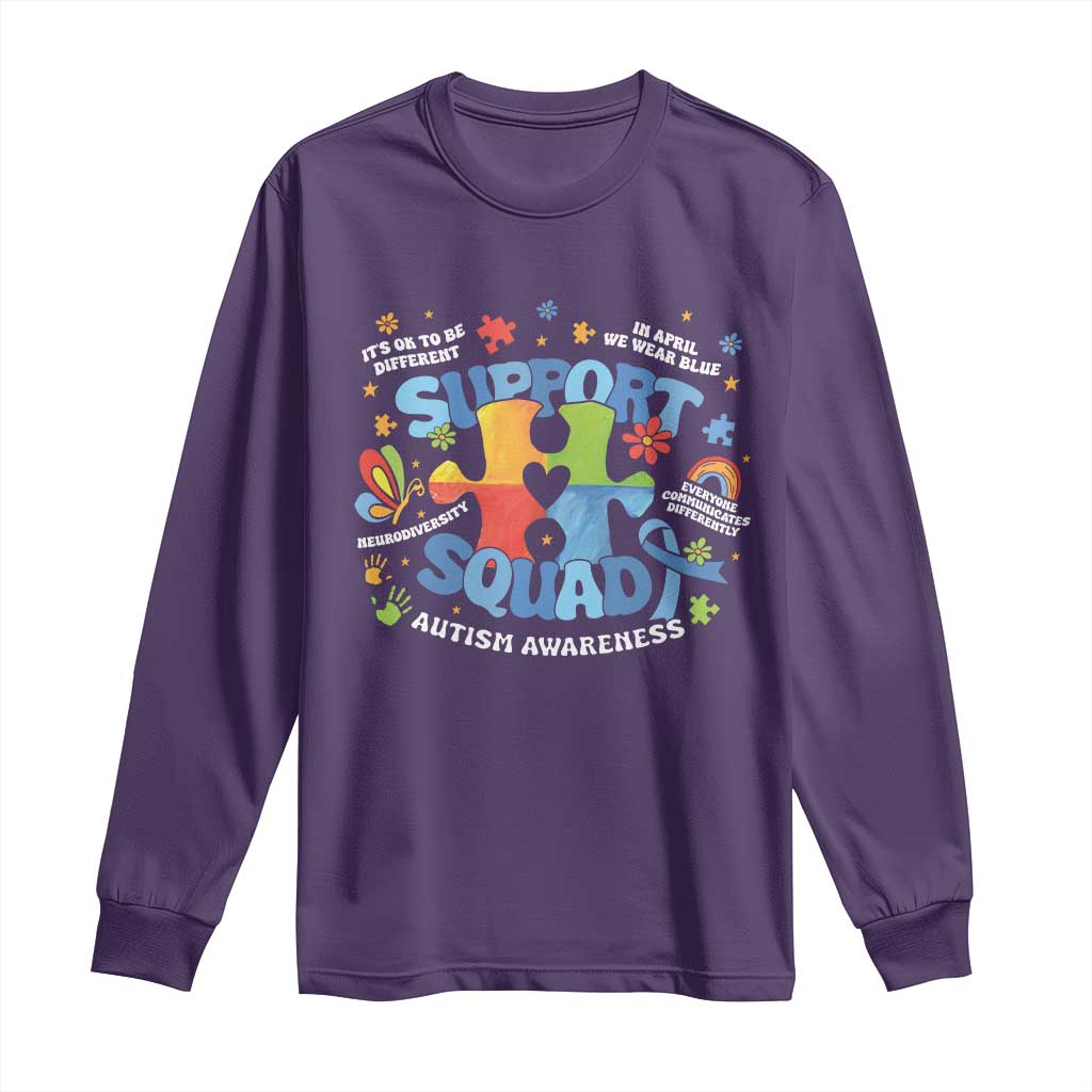 Autism Support Squad Long Sleeve Shirt