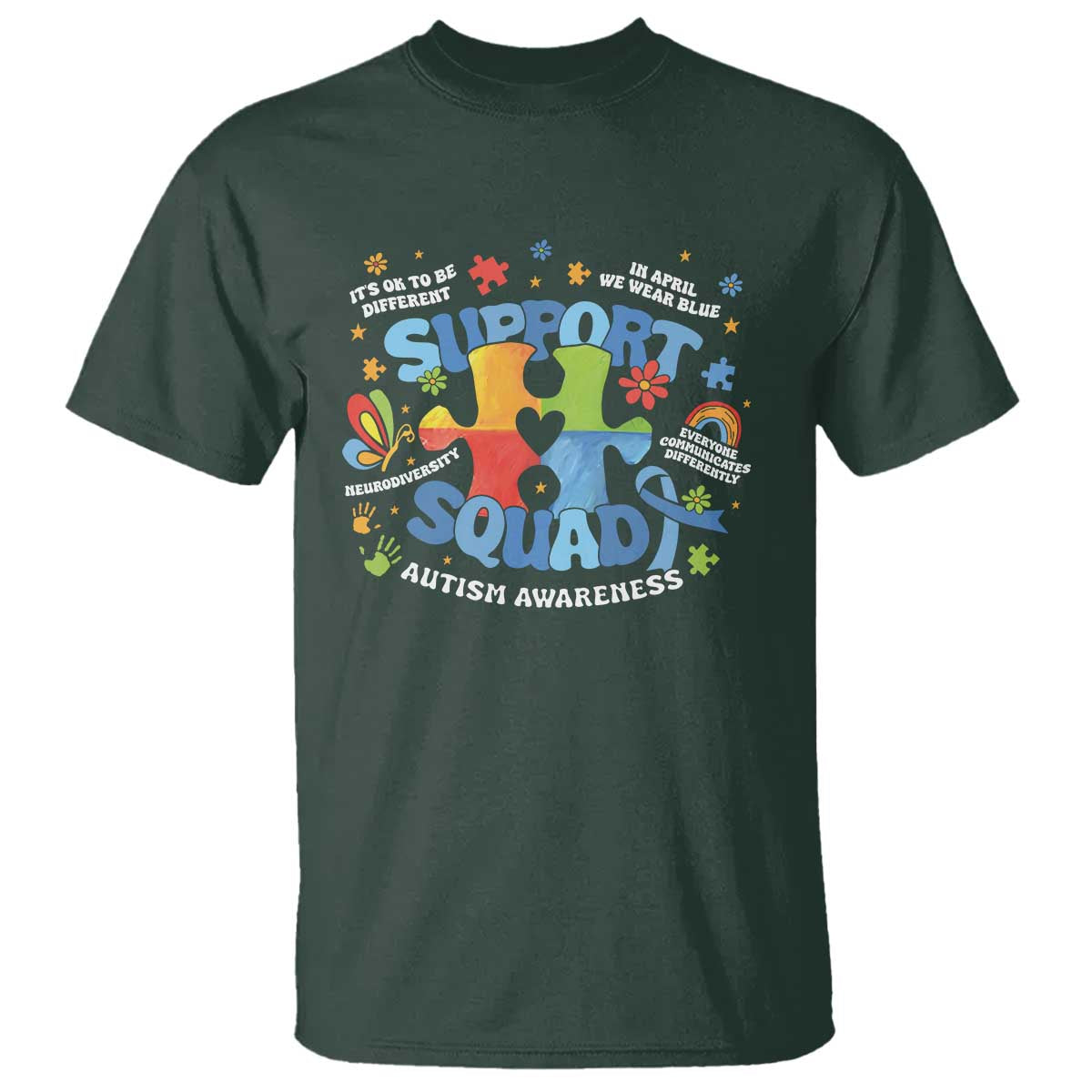 Autism Support Squad T Shirt