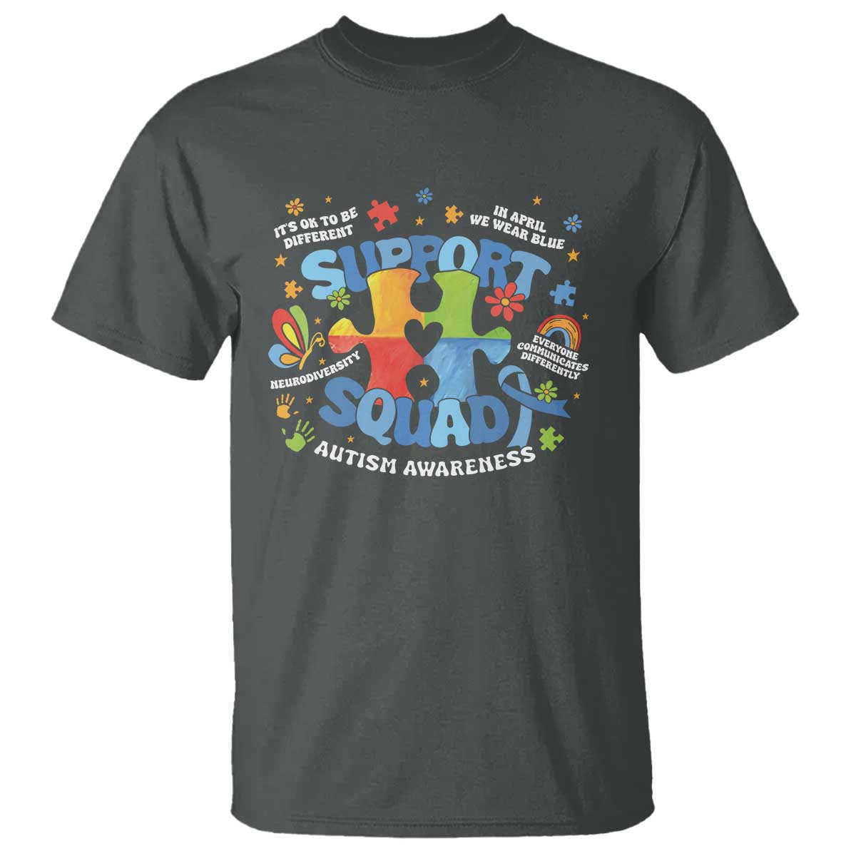 Autism Support Squad T Shirt