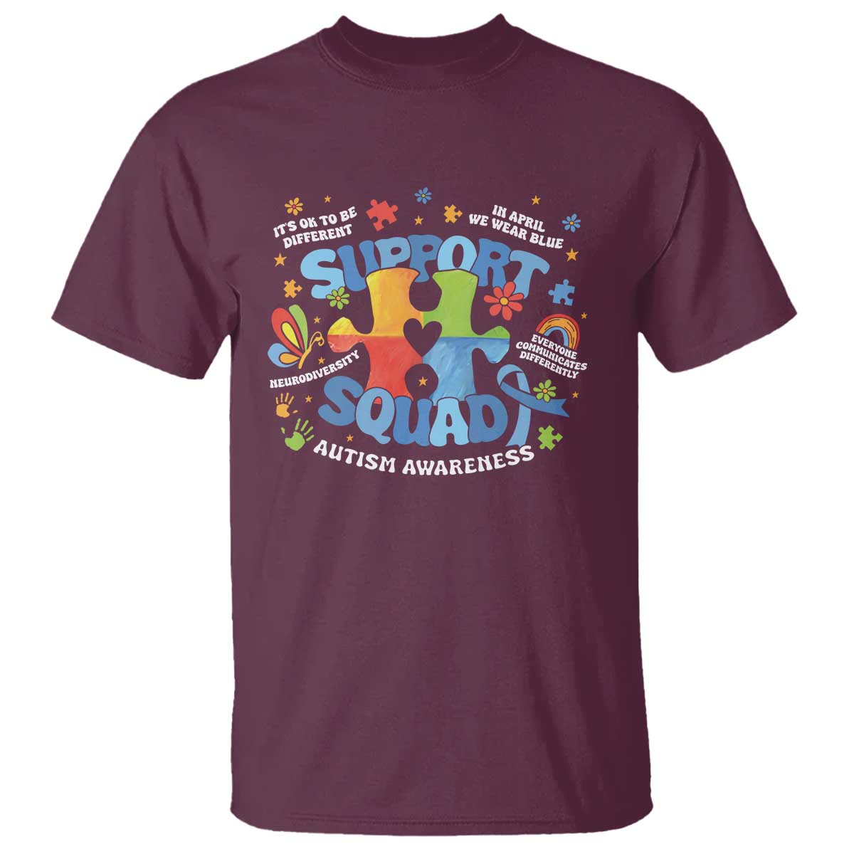 Autism Support Squad T Shirt