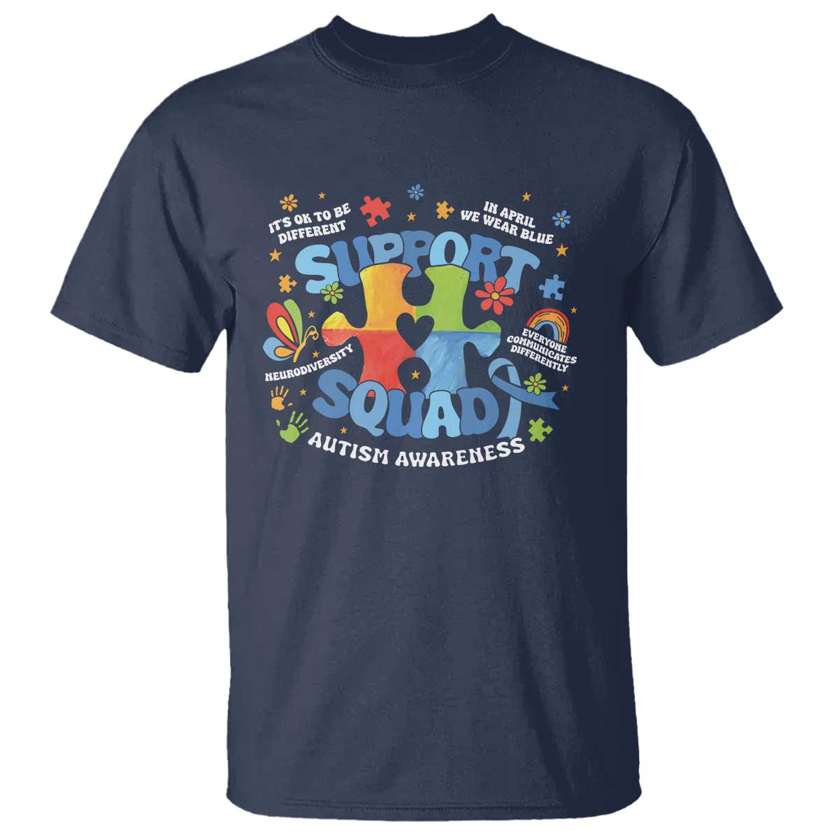 Autism Support Squad T Shirt