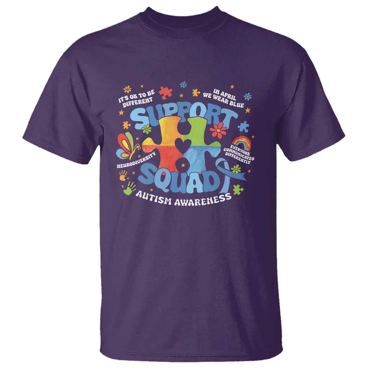 Autism Support Squad T Shirt