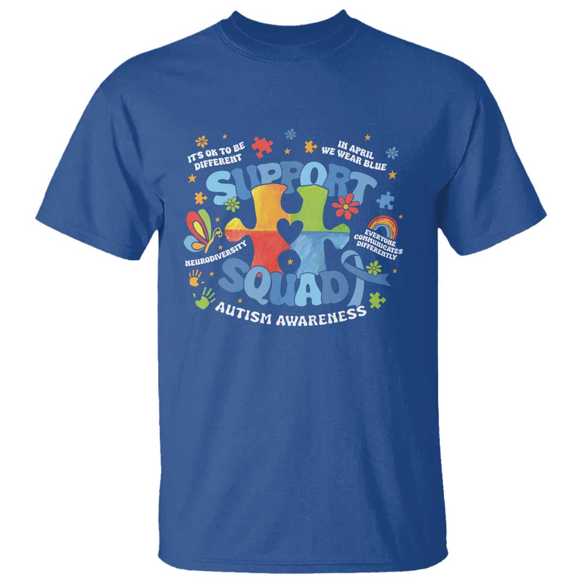 Autism Support Squad T Shirt