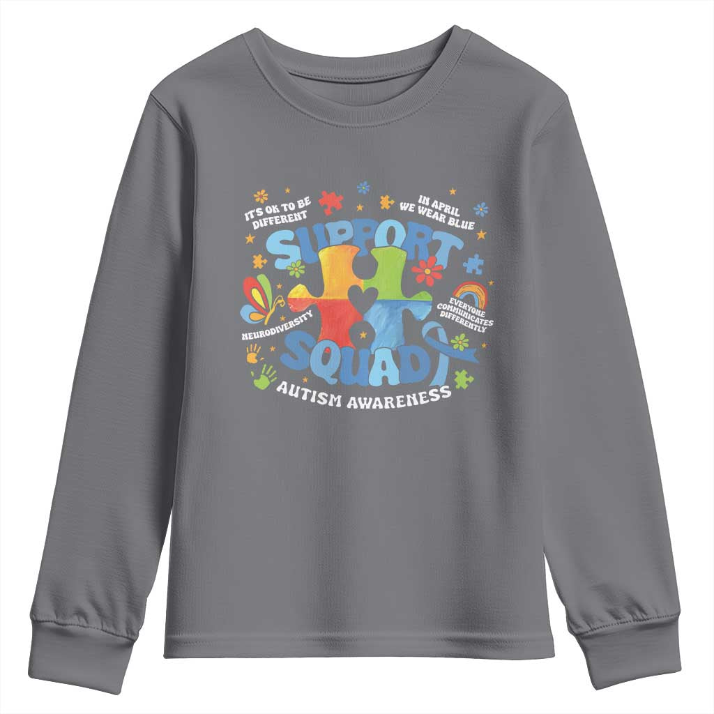 Autism Support Squad Youth Sweatshirt
