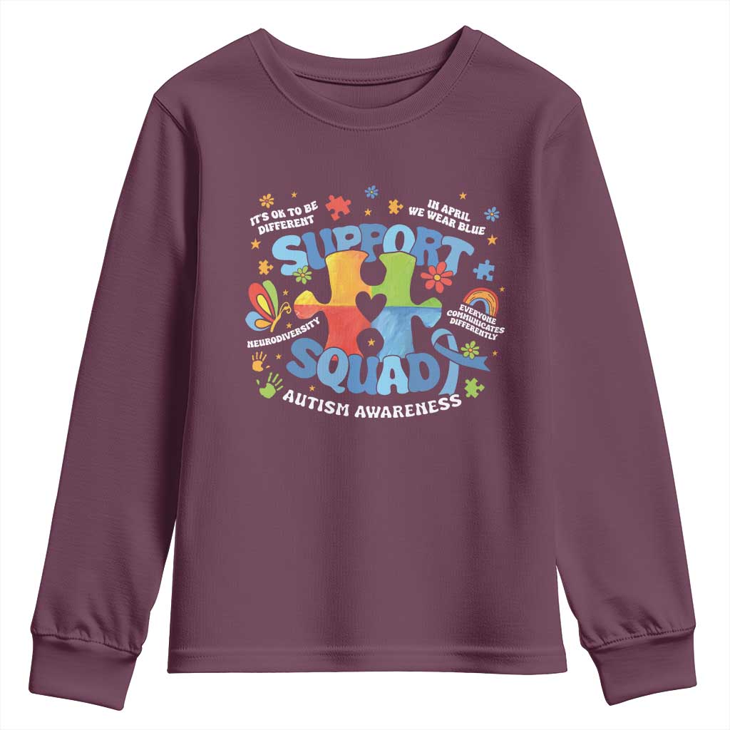 Autism Support Squad Youth Sweatshirt