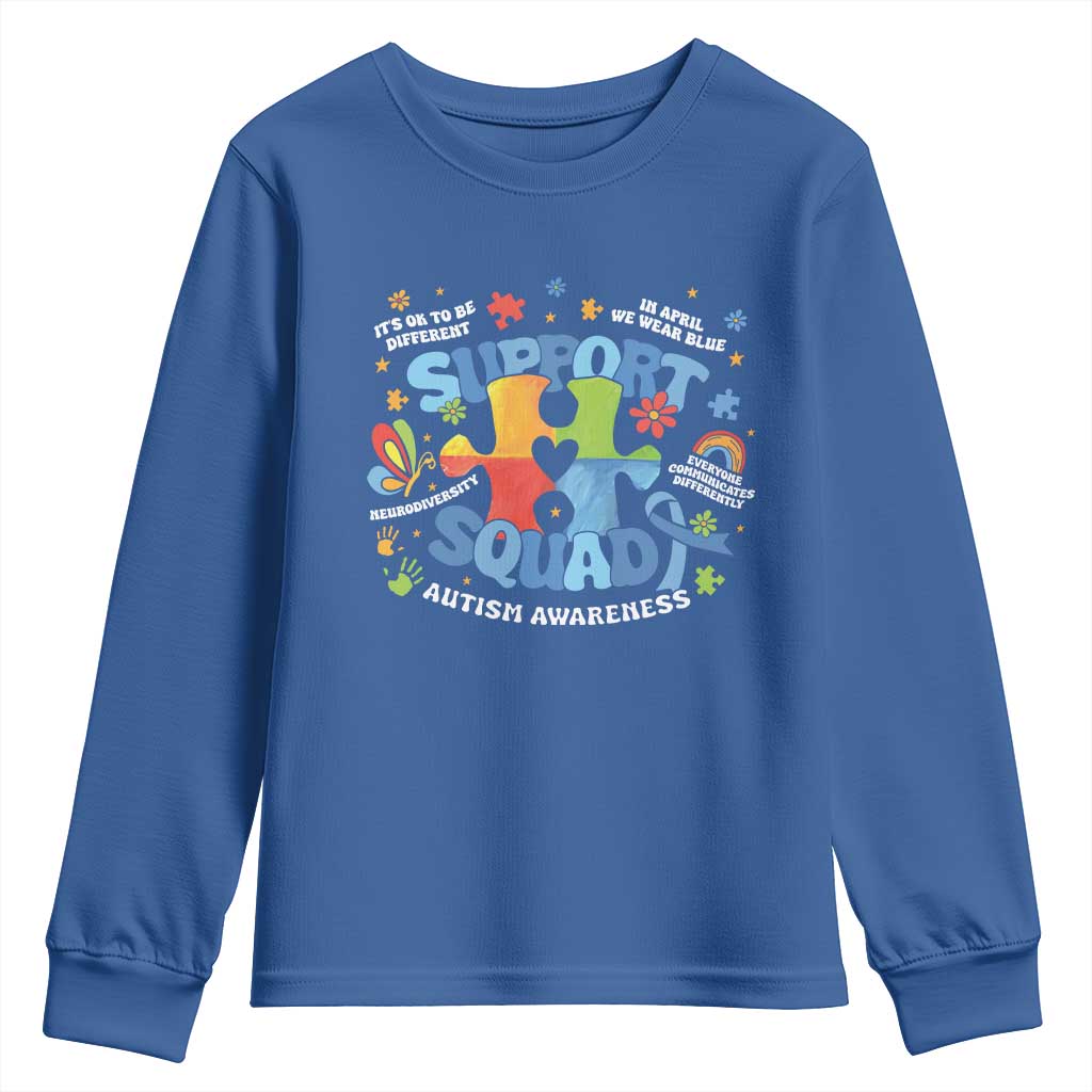Autism Support Squad Youth Sweatshirt