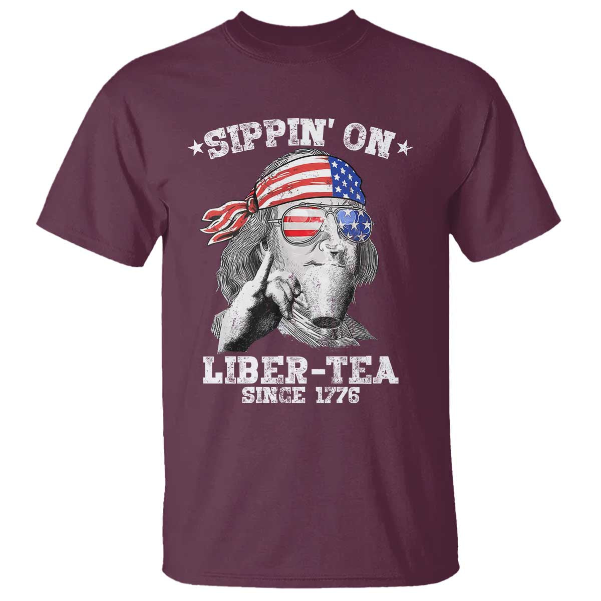 funny-4th-of-july-t-shirt-sippin-on-liber-tea-liberty-ben-franklin-1776-usa-flag