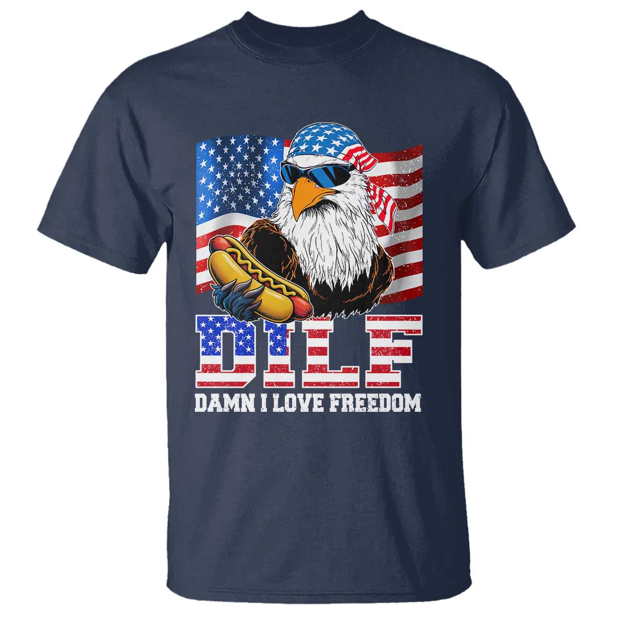 funny-patriotic-4th-of-july-t-shirt-eagle-dilf-damn-i-love-freedom