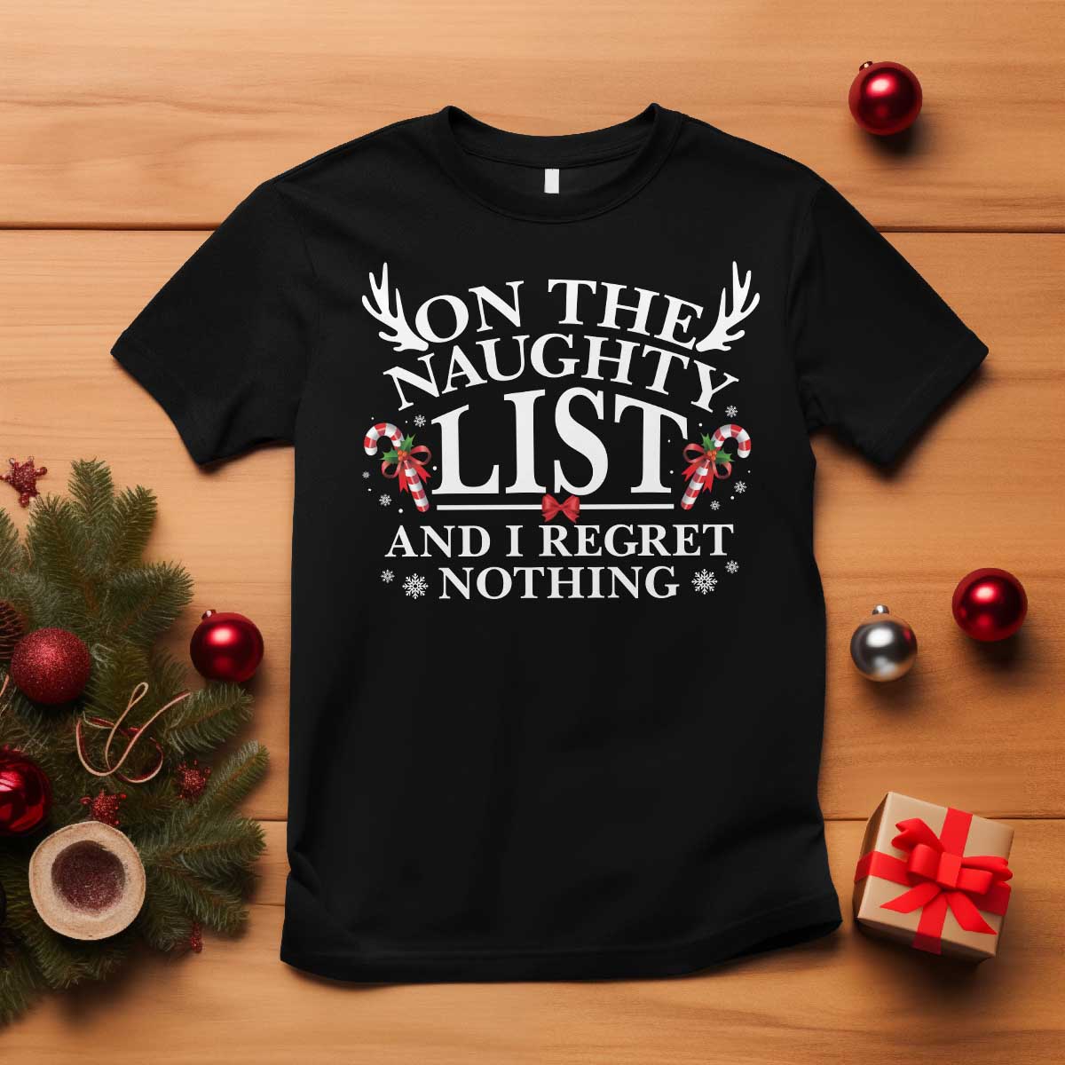 funny-xmas-t-shirt-on-the-naughty-list-and-i-regret-nothing