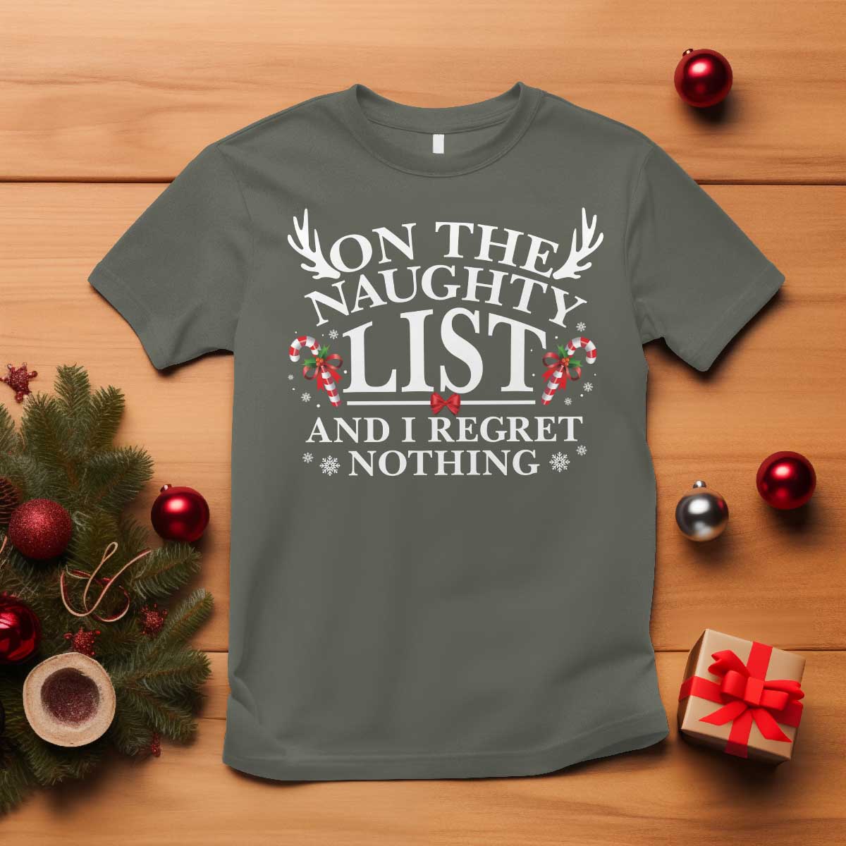 funny-xmas-t-shirt-on-the-naughty-list-and-i-regret-nothing
