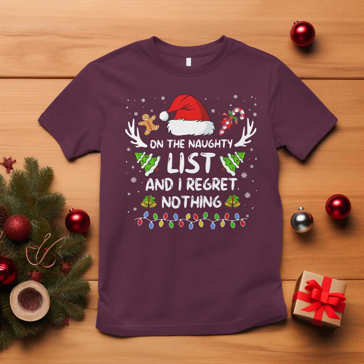 funny-xmas-t-shirt-on-the-list-of-naughty-and-i-regret-nothing
