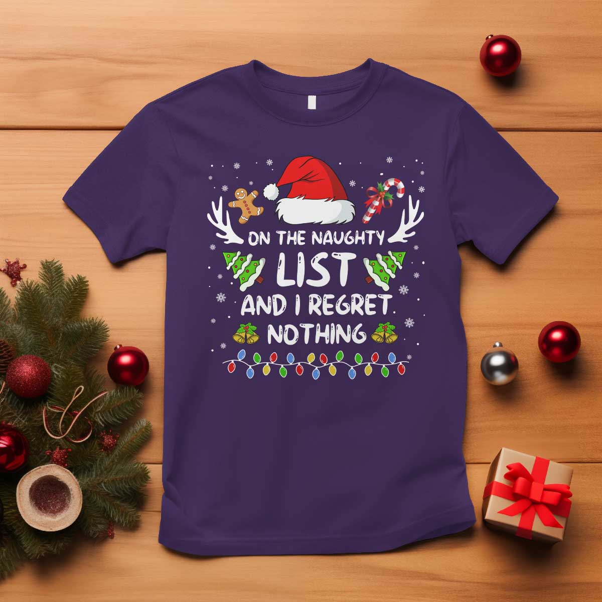 funny-xmas-t-shirt-on-the-list-of-naughty-and-i-regret-nothing