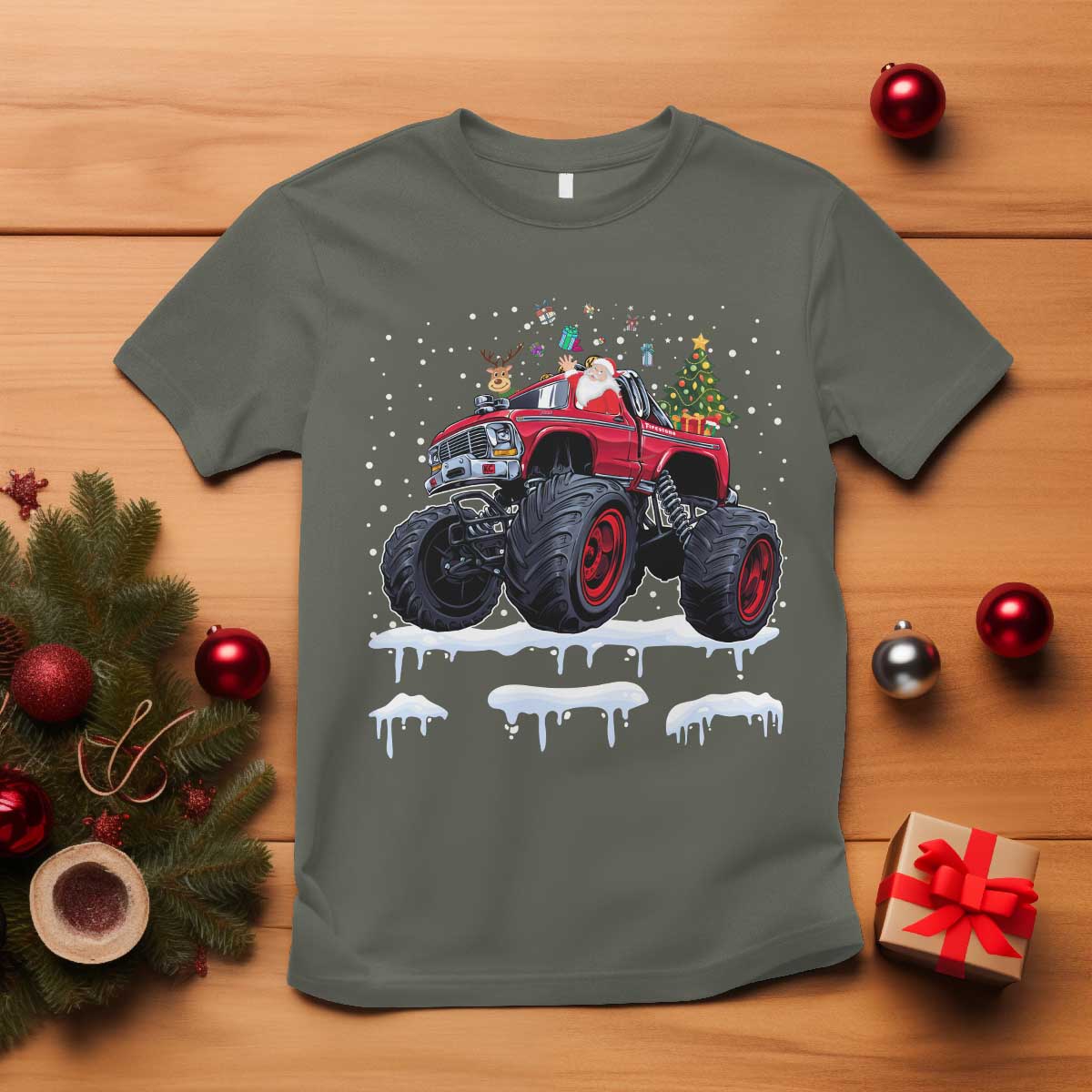christmas-santa-monster-truck-t-shirt-american-offroad-xmas-boys-kids-toddler-youth