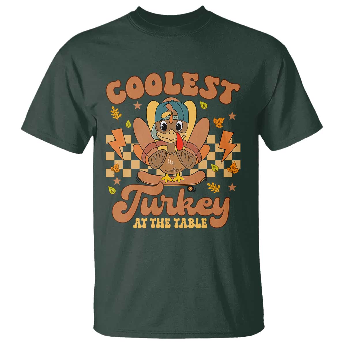 thanksgiving-kids-t-shirt-coolest-turkey-at-the-table-boys-toddler-youth