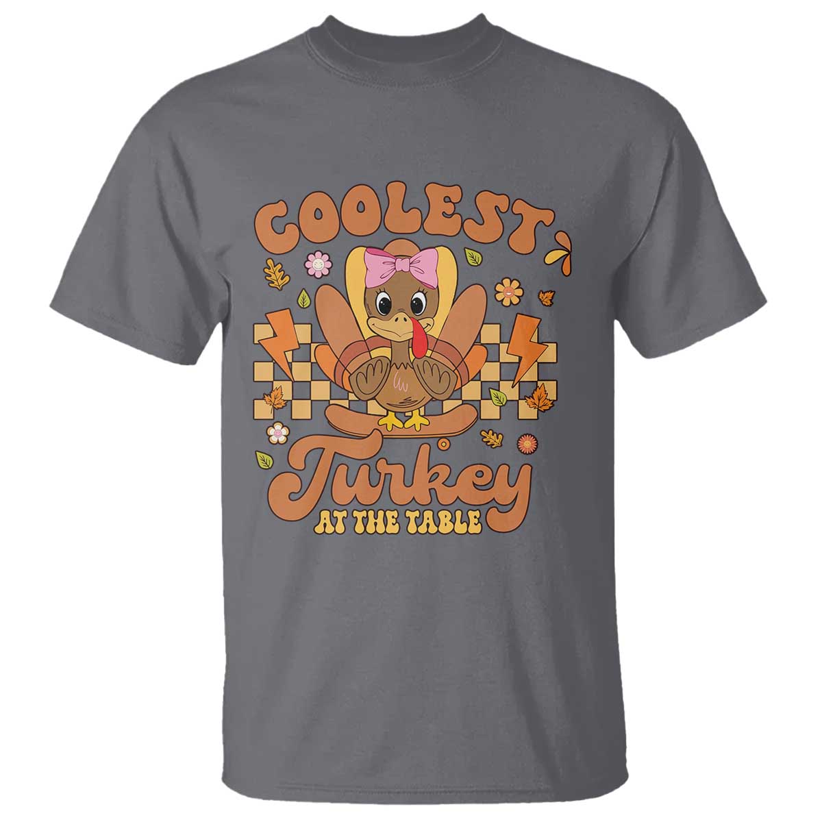 thanksgiving-kids-t-shirt-coolest-turkey-at-the-table-girls-toddler-youth