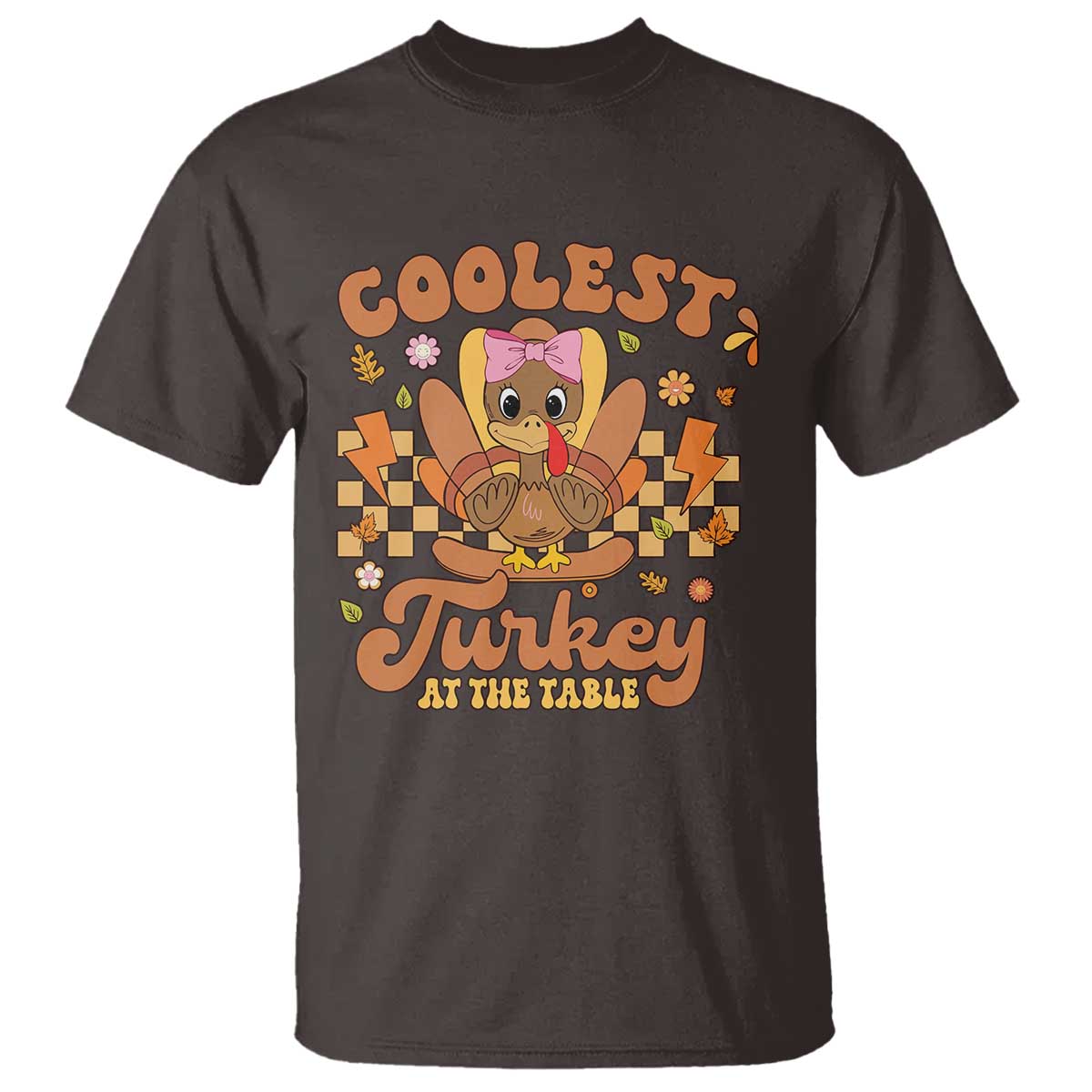 thanksgiving-kids-t-shirt-coolest-turkey-at-the-table-girls-toddler-youth