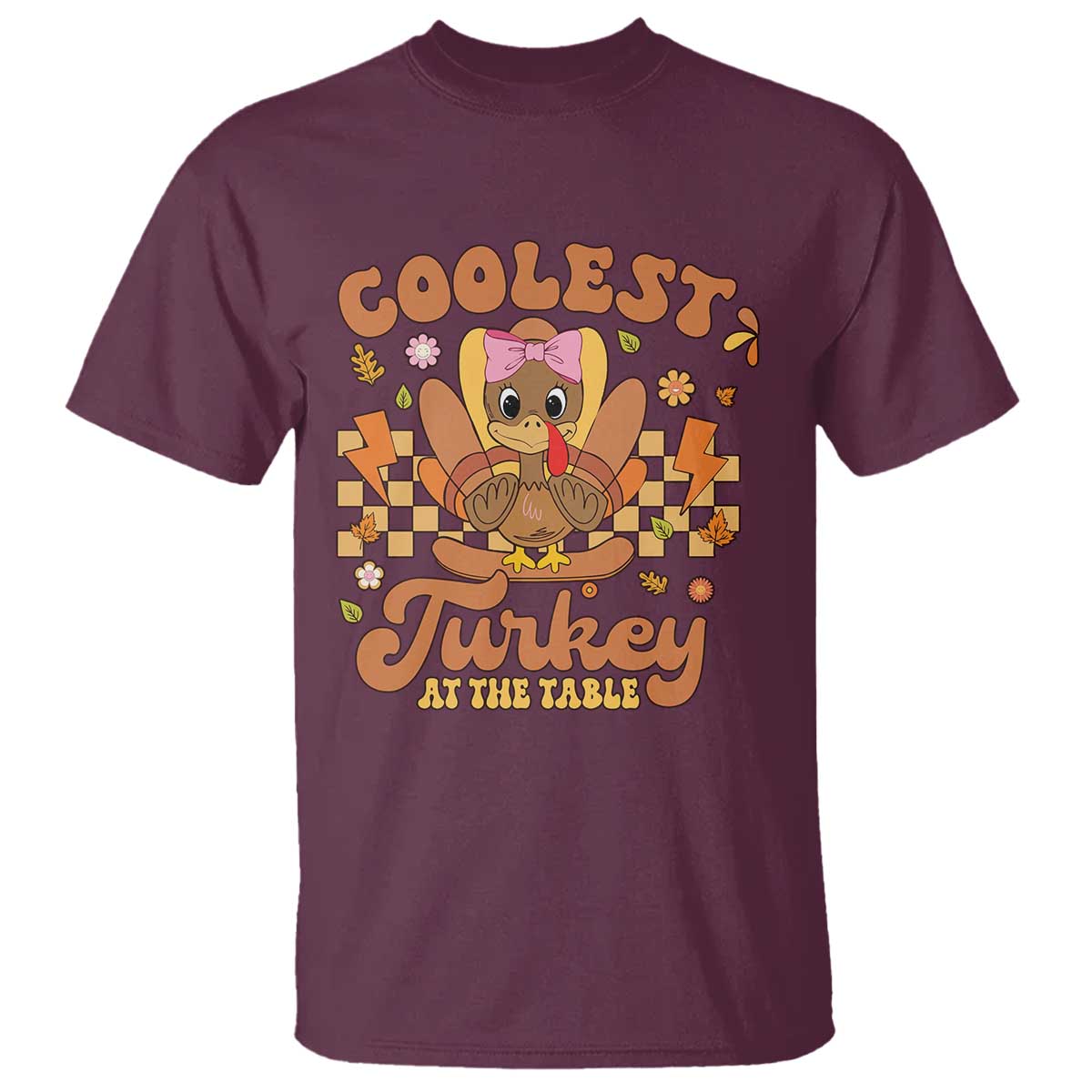 thanksgiving-kids-t-shirt-coolest-turkey-at-the-table-girls-toddler-youth