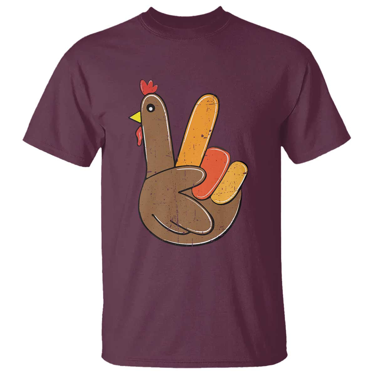 thanksgiving-t-shirt-peace-sign-turkey-hand-cool-thanksgiving-hippie