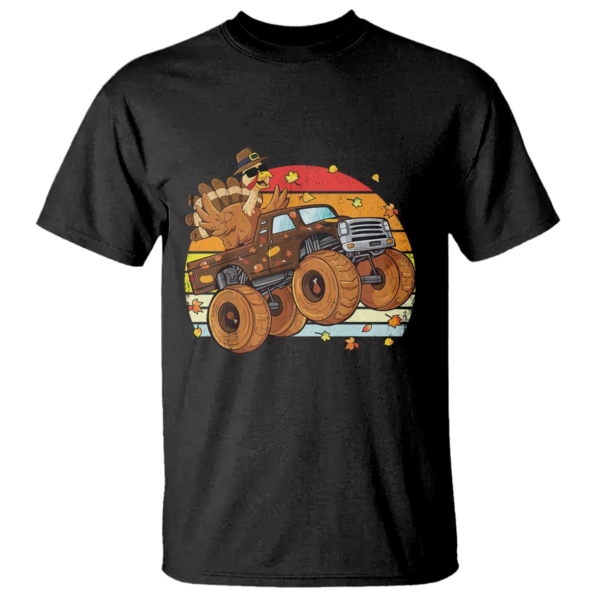 thanksgiving-turkey-riding-monster-truck-t-shirt-retro-fall-boy-tee-kids-autumn