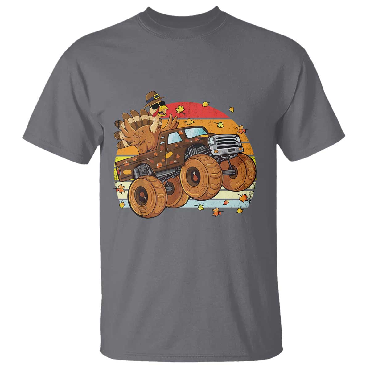 thanksgiving-turkey-riding-monster-truck-t-shirt-retro-fall-boy-tee-kids-autumn