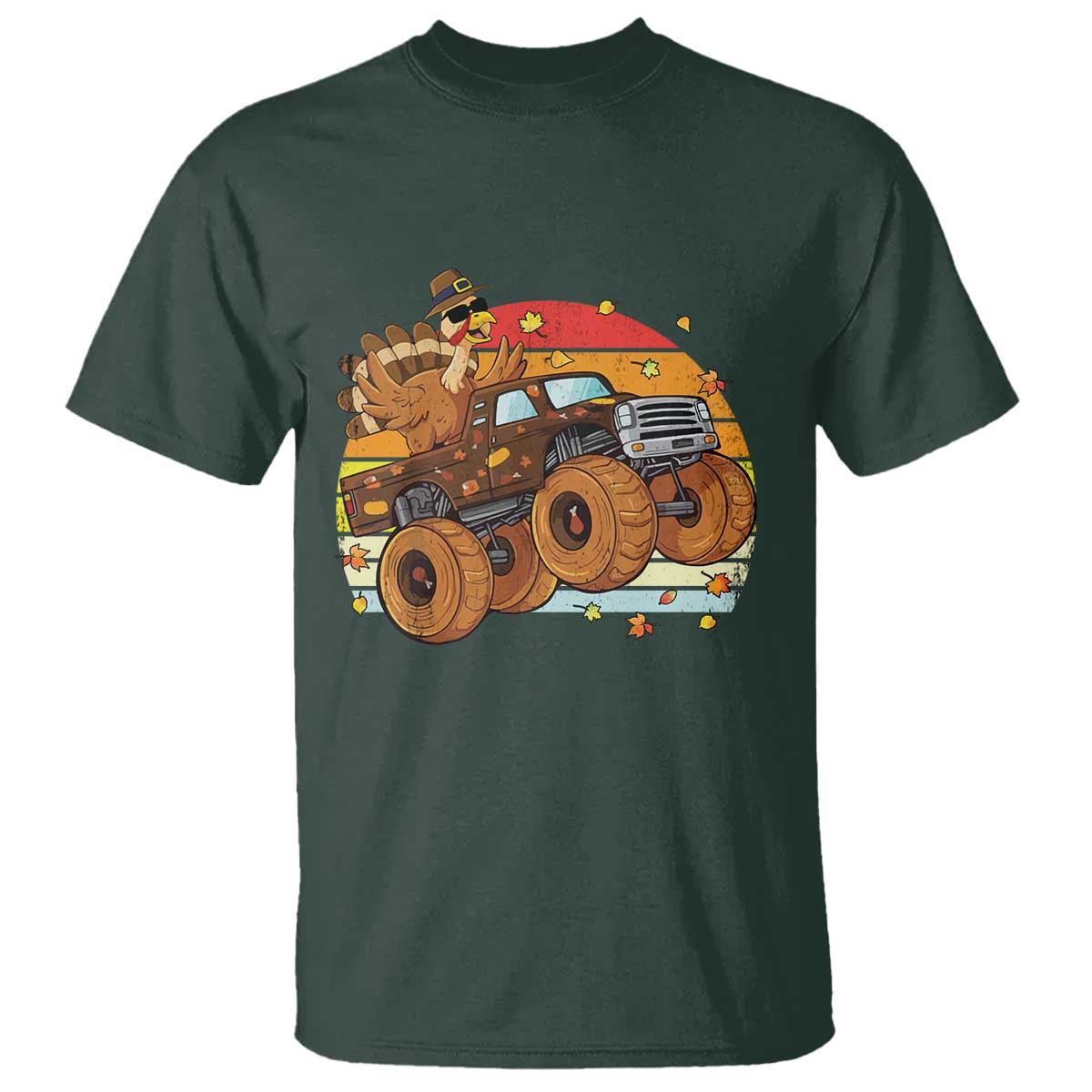 thanksgiving-turkey-riding-monster-truck-t-shirt-retro-fall-boy-tee-kids-autumn